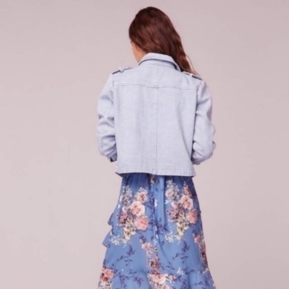 NWT. BAND OF GYPSIES Jean Jacket - Picture 2 of 8